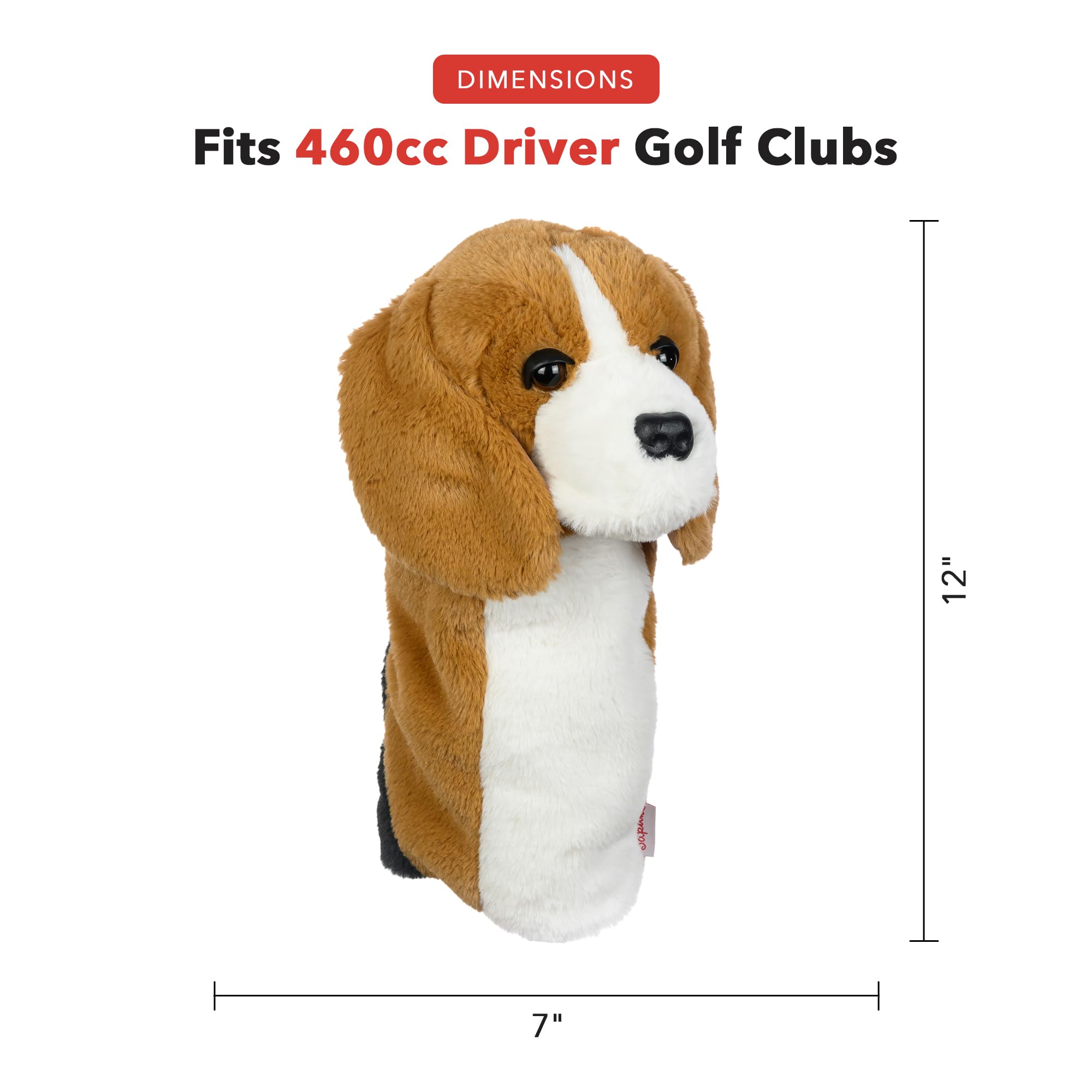 Amazon.co.jp: Daphne's HeadCovers ビーグルドライバーヘッドカバー